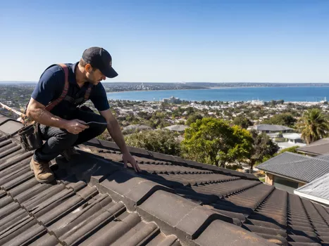 Professional roof inspection in Belmont, Victoria