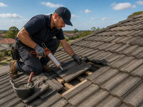 Roof repair and sealing in Corio Vic for concrete tiles
