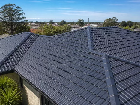 Finished roof restoration project in Corio Vic
