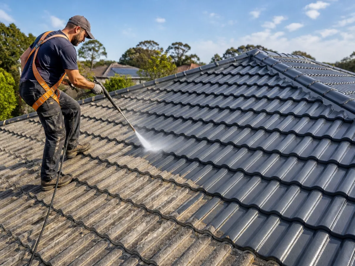Beautifully restored roof on a residential property in Grovedale, Victoria