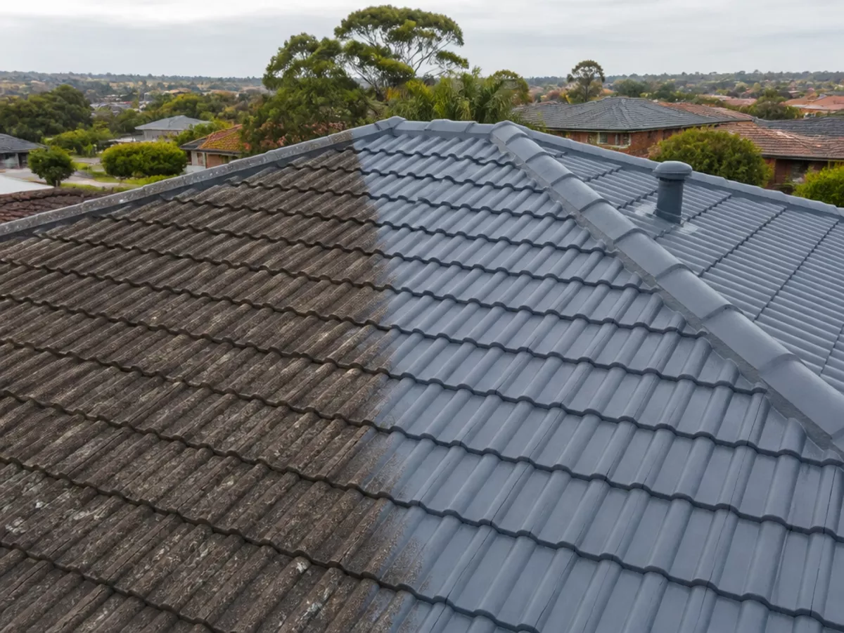 Completed roof restoration in Highton Vic