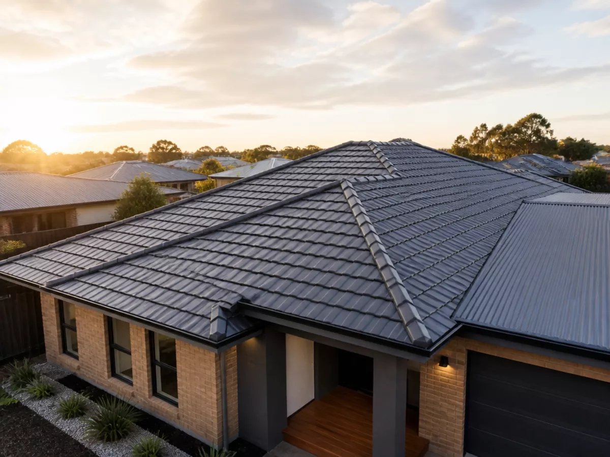 Beautifully restored roof on a residential property in Lara, Victoria