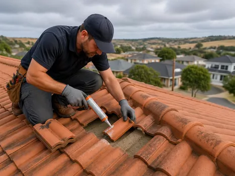 Roof repair and sealing work