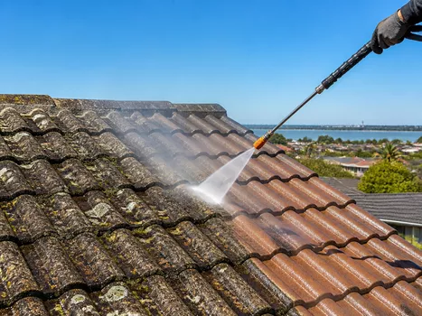 Roof cleaning process in Norlane Vic