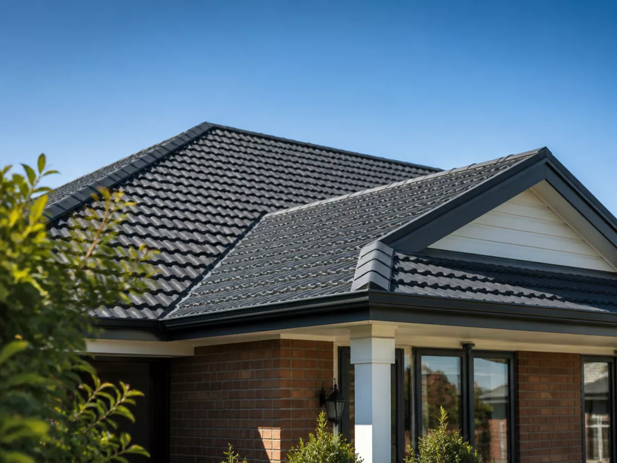 Completed roof restoration in Norlane, Victoria