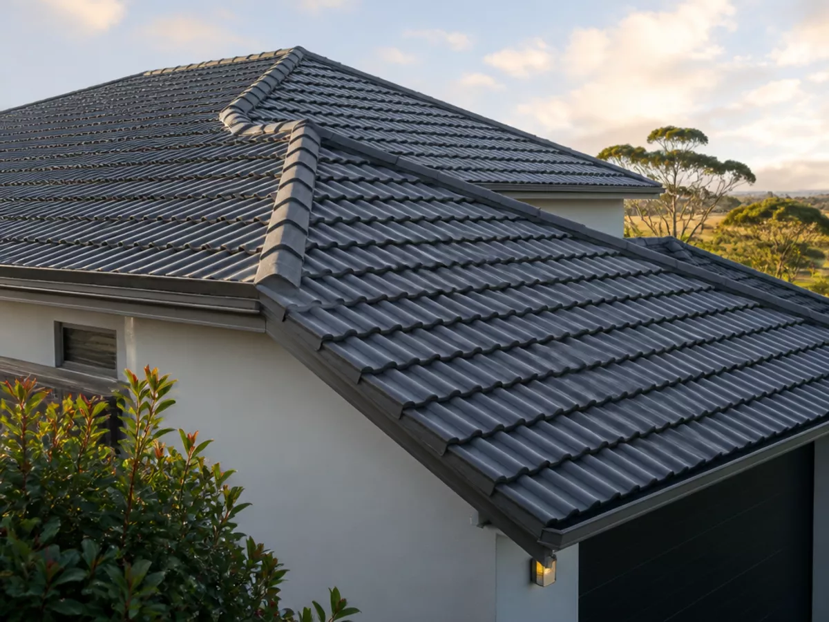 Beautifully restored roof on a residential property in Waurn Ponds, Geelong
