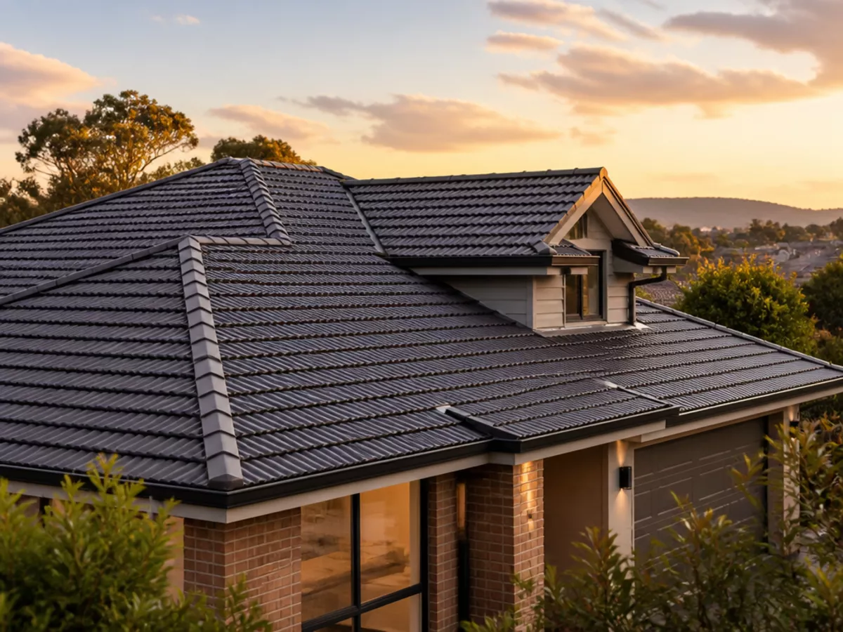 Finished roof restoration in Waurn Ponds Vic