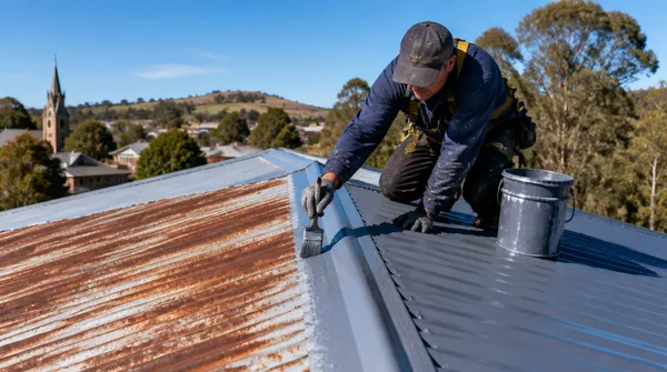 Metal Roof Restoration Charlemont Vic