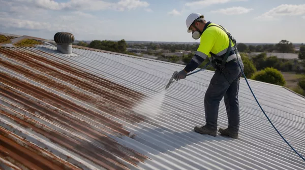 Metal Roof Restoration Mount Duneed